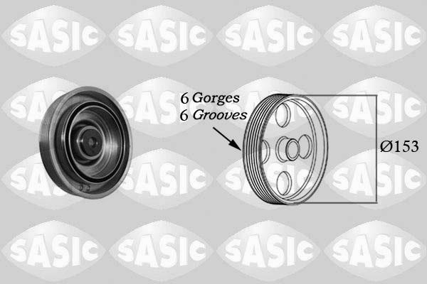 Sasic 2150022 - Ремъчна шайба, колянов вал vvparts.bg