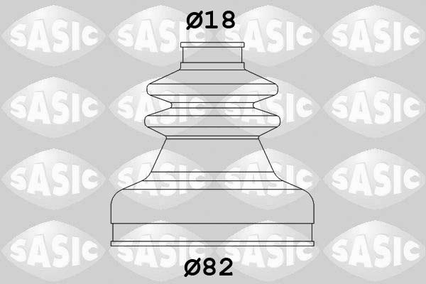 Sasic 2873713 - Маншон, полуоска vvparts.bg