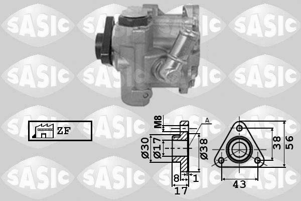 Sasic 7076048 - Хидравлична помпа, кормилно управление vvparts.bg