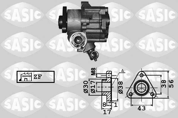 Sasic 7076002 - Хидравлична помпа, кормилно управление vvparts.bg