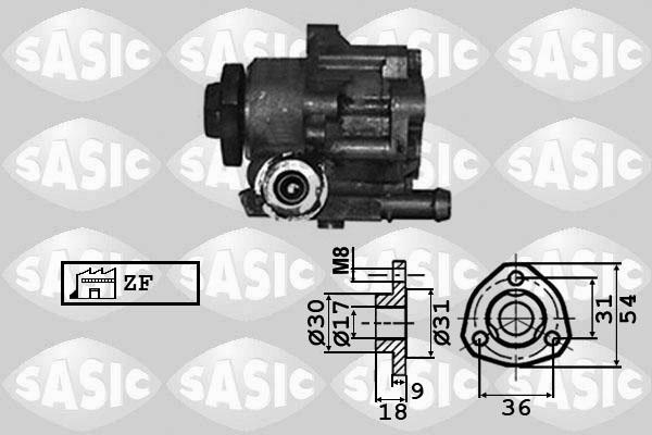 Sasic 7076010 - Хидравлична помпа, кормилно управление vvparts.bg