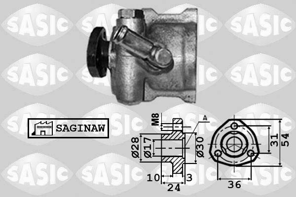 Sasic 7076030 - Хидравлична помпа, кормилно управление vvparts.bg