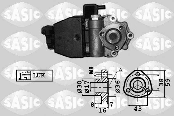 Sasic 7076032 - Хидравлична помпа, кормилно управление vvparts.bg