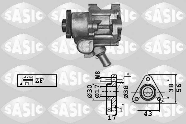 Sasic 7076022 - Хидравлична помпа, кормилно управление vvparts.bg