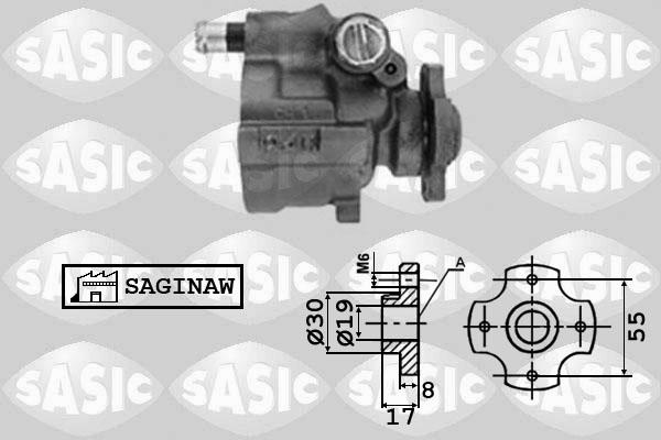 Sasic 7070033 - Хидравлична помпа, кормилно управление vvparts.bg