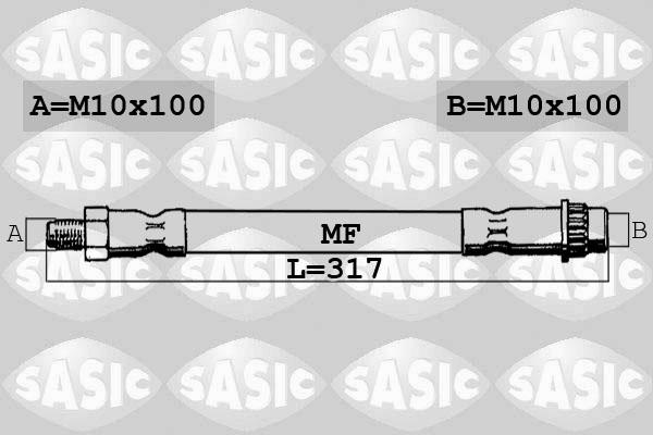 Sasic SBH4094 - Спирачен маркуч vvparts.bg