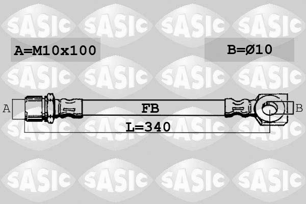 Sasic SBH6363 - Спирачен маркуч vvparts.bg