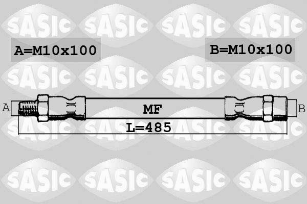 Sasic SBH6383 - Спирачен маркуч vvparts.bg