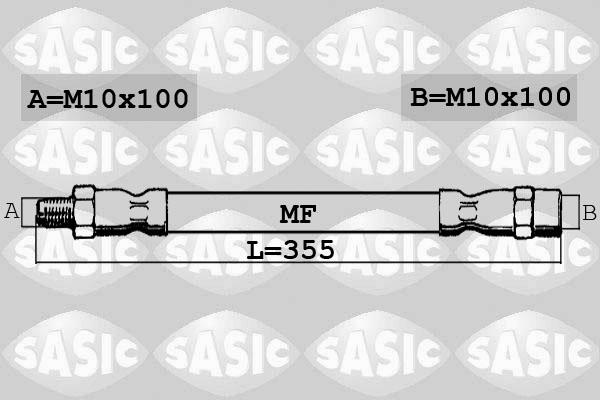 Sasic SBH6382 - Спирачен маркуч vvparts.bg