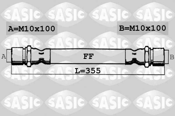 Sasic SBH6332 - Спирачен маркуч vvparts.bg