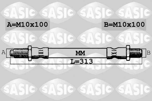 Sasic SBH6323 - Спирачен маркуч vvparts.bg