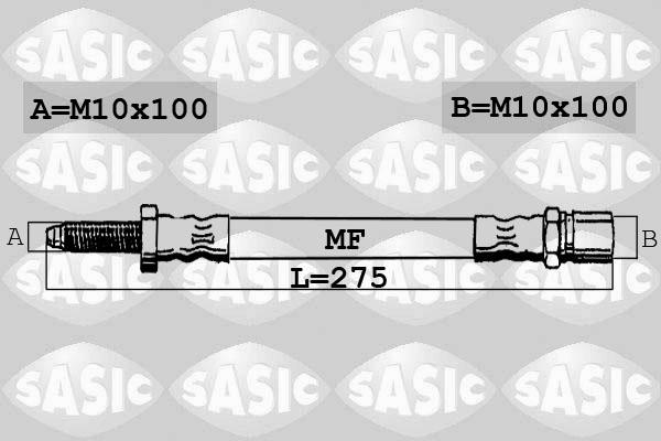 Sasic SBH6322 - Спирачен маркуч vvparts.bg