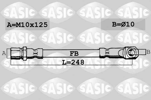 Sasic SBH6286 - Спирачен маркуч vvparts.bg