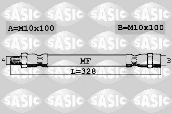 Sasic SBH6283 - Спирачен маркуч vvparts.bg