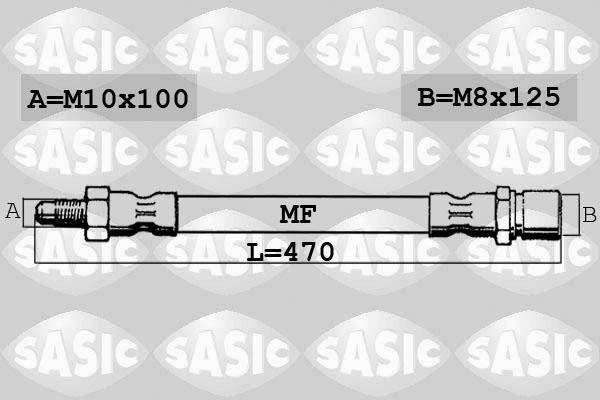 Sasic SBH0137 - Спирачен маркуч vvparts.bg