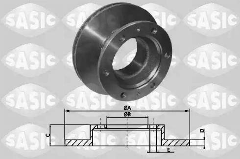 Sasic T616003 - Спирачен диск vvparts.bg