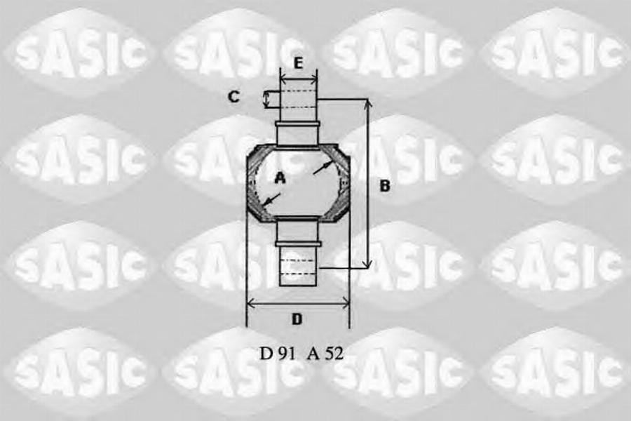 Sasic T772013 - Ремонтен комплект, надлъжна кормилна щанга vvparts.bg