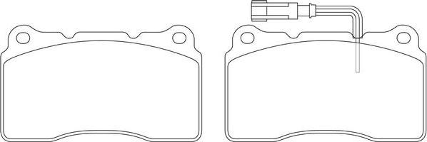 SB BP41150W - Комплект спирачно феродо, дискови спирачки vvparts.bg