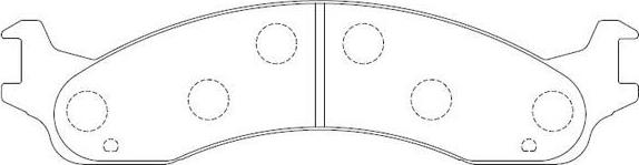 SB BP51063 - Комплект спирачно феродо, дискови спирачки vvparts.bg