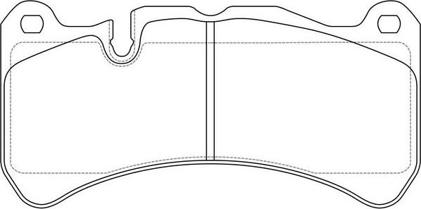 SB BP31843 - Комплект спирачно феродо, дискови спирачки vvparts.bg