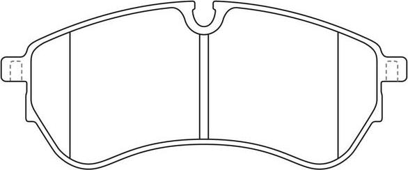 SB BP33025 - Комплект спирачно феродо, дискови спирачки vvparts.bg