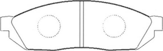 SB BP29124 - Комплект спирачно феродо, дискови спирачки vvparts.bg