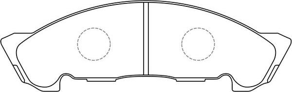 SB BP24384 - Комплект спирачно феродо, дискови спирачки vvparts.bg