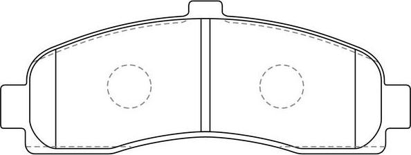 SB BP22191 - Комплект спирачно феродо, дискови спирачки vvparts.bg