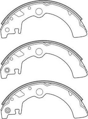 SB BS29944 - Комплект спирачна челюст vvparts.bg