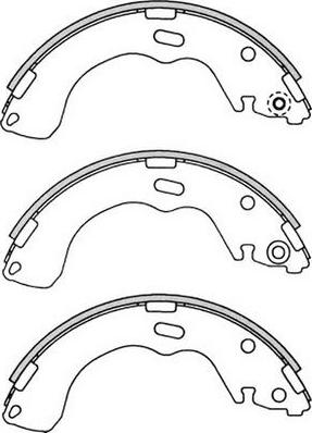 SB BS25382 - Комплект спирачна челюст vvparts.bg