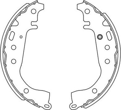 SB BS21342 - Комплект спирачна челюст vvparts.bg