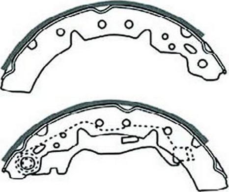 SB BS21354 - Комплект спирачна челюст vvparts.bg