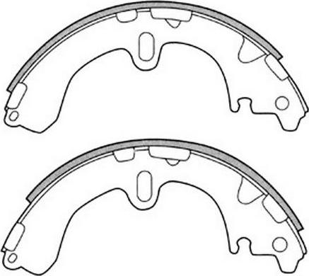 SB BS21311 - Комплект спирачна челюст vvparts.bg