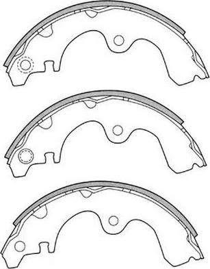 SB BS21321 - Комплект спирачна челюст vvparts.bg