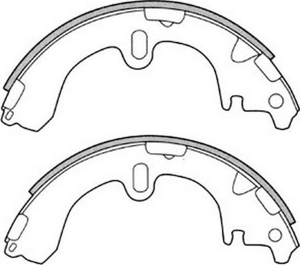 SB BS21285 - Комплект спирачна челюст vvparts.bg