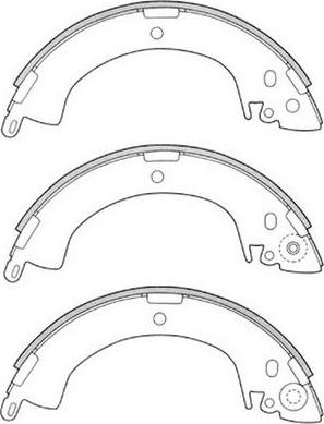 SB BS23664 - Комплект спирачна челюст vvparts.bg