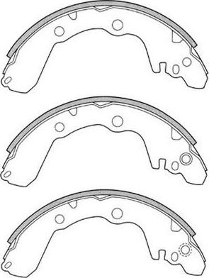 SB BS23687 - Комплект спирачна челюст vvparts.bg