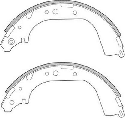 SB BS22179 - Комплект спирачна челюст vvparts.bg