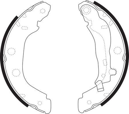 SB BS22230 - Комплект спирачна челюст vvparts.bg