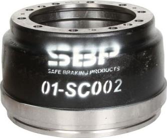 SBP 01-SC002 - Спирачен барабан vvparts.bg