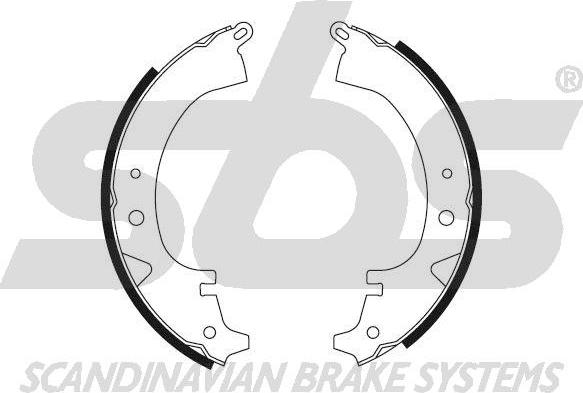 SBS 18492745462 - Комплект спирачна челюст vvparts.bg