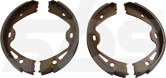 SBS 18492747866 - Комплект спирачна челюст, ръчна спирачка vvparts.bg