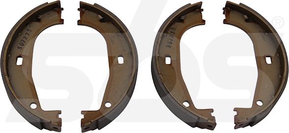 SBS 18492715553 - Комплект спирачна челюст, ръчна спирачка vvparts.bg