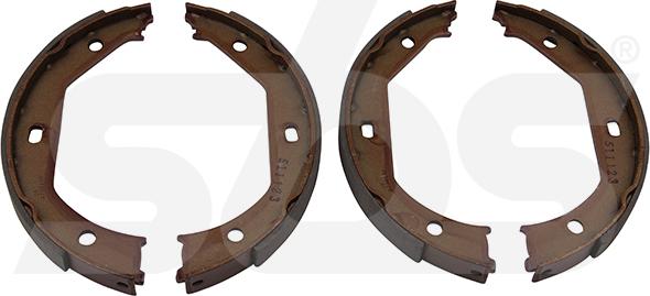 SBS 18492715638 - Комплект спирачна челюст, ръчна спирачка vvparts.bg