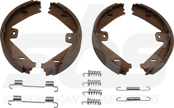 SBS 1849.2733802 - Комплект спирачна челюст, ръчна спирачка vvparts.bg