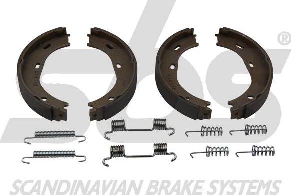 SBS 18492733217 - Комплект спирачна челюст, ръчна спирачка vvparts.bg