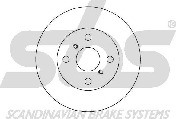 SBS 1815204551 - Спирачен диск vvparts.bg