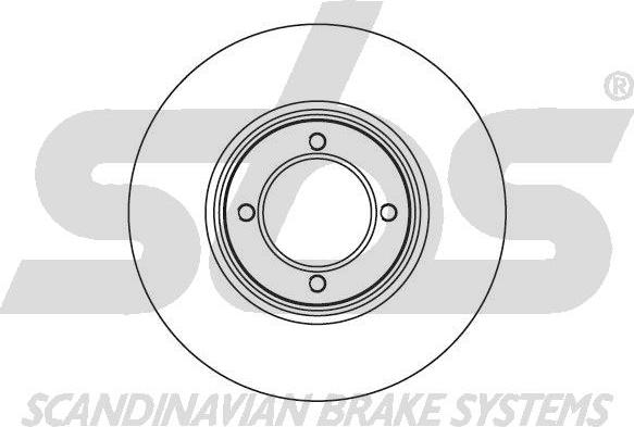 SBS 1815204508 - Спирачен диск vvparts.bg