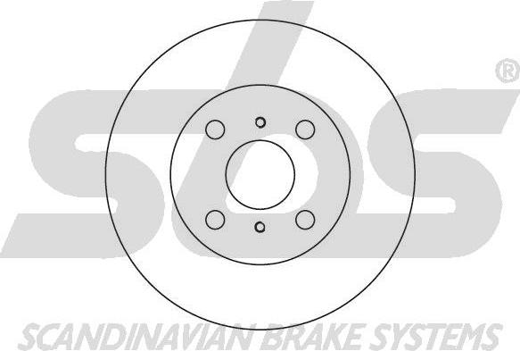 SBS 1815204514 - Спирачен диск vvparts.bg