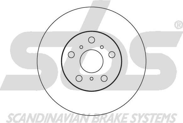 SBS 1815204534 - Спирачен диск vvparts.bg